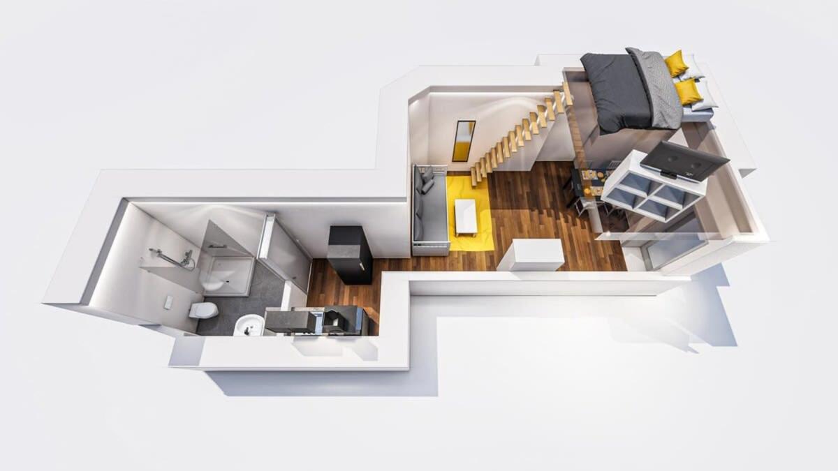 Spacious Loft Style Studio In Berlin Wilmersdorf Eksteriør billede